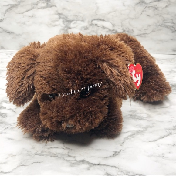 Ty Other - Ty Classic Nuzzle Puppy Plush Floppy Chocolate Brown Dog Vintage 2010